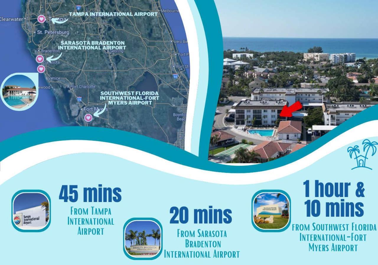 2 Bed 2 Bath Centrally Located On Siesta Key Сарасота Екстериор снимка